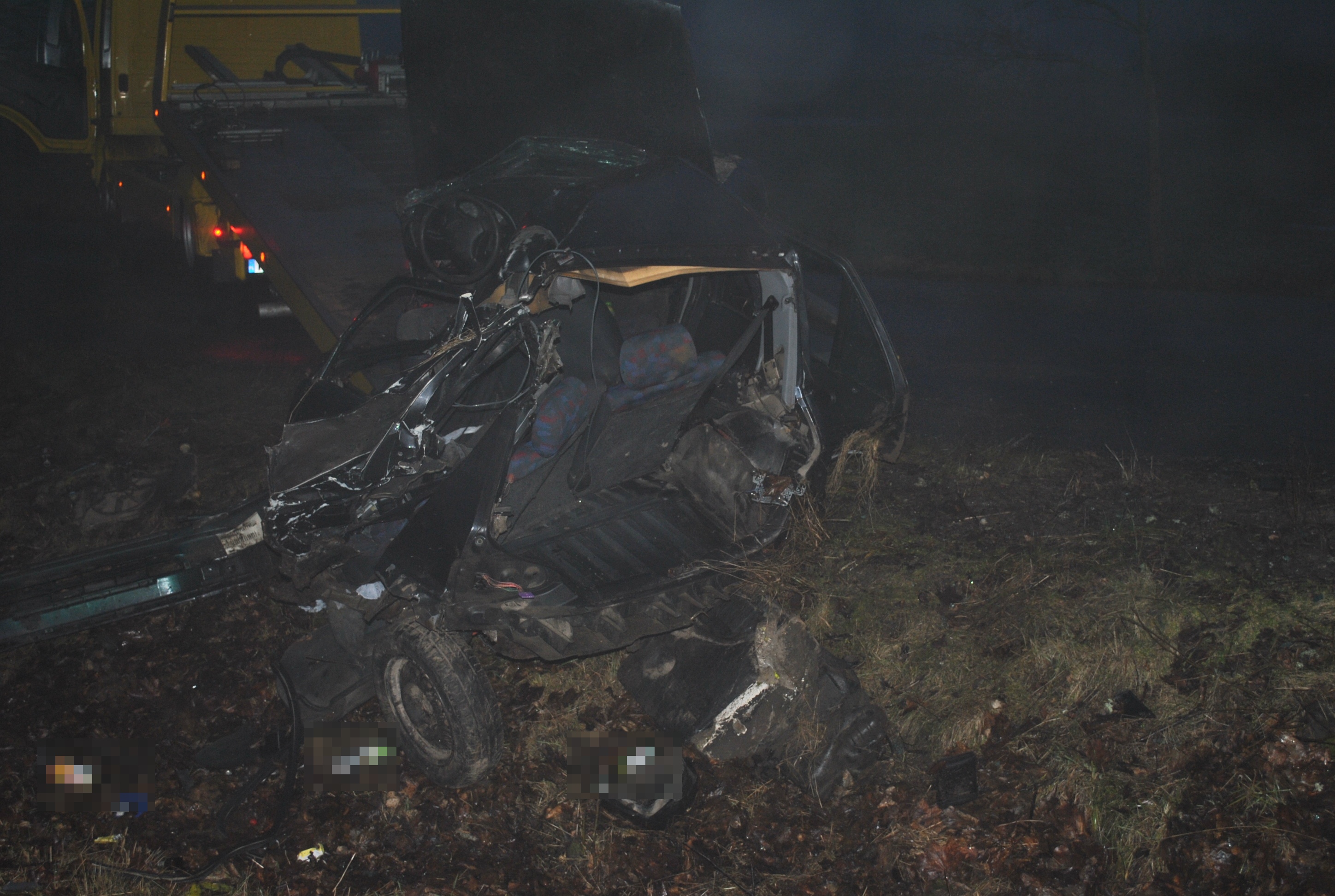 Wypadek drogowy w pobliżu Piast Wielkich