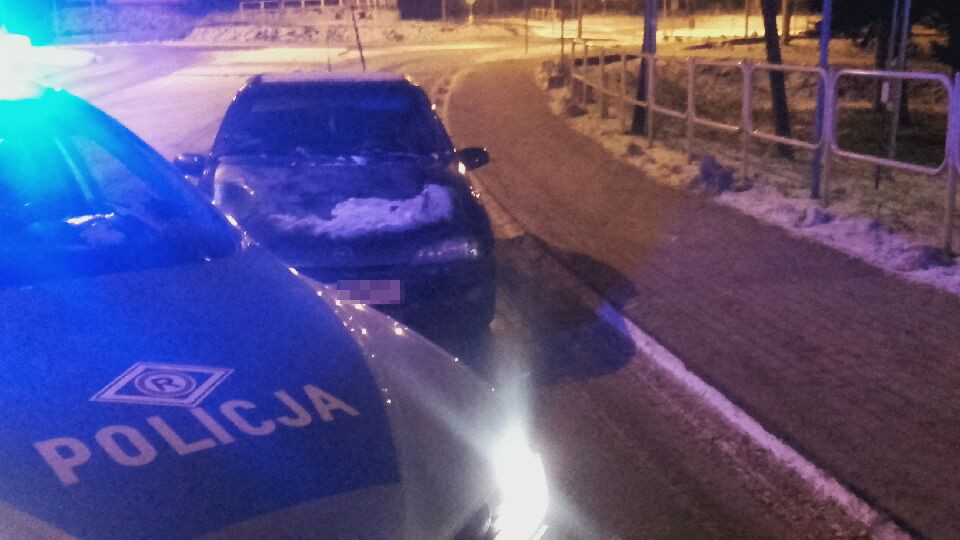 Zatrzymanie kierującego oplem