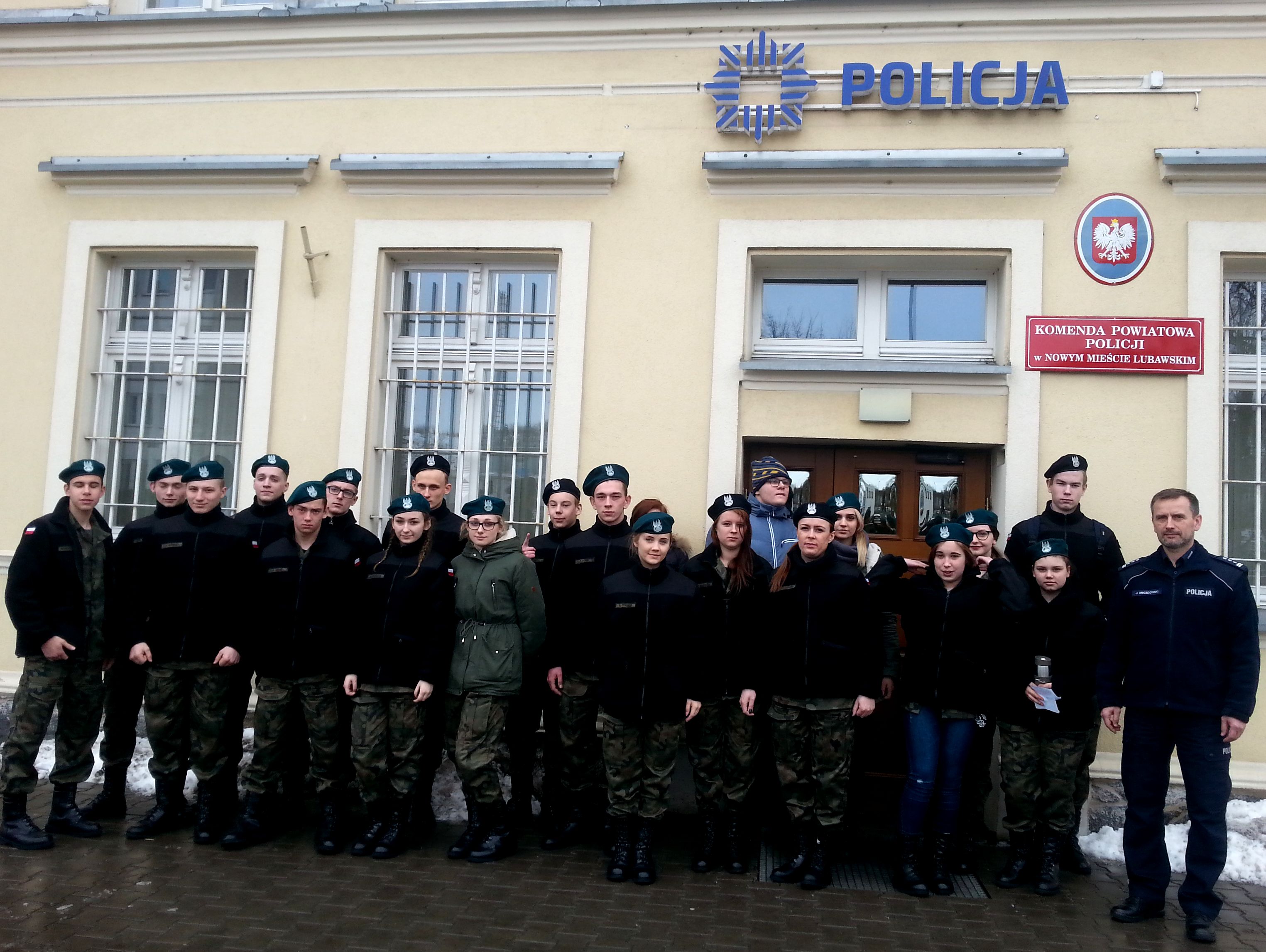 Spotkanie z klasą mundurową