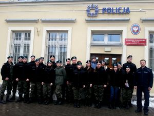 Spotkanie z klasą mundurową