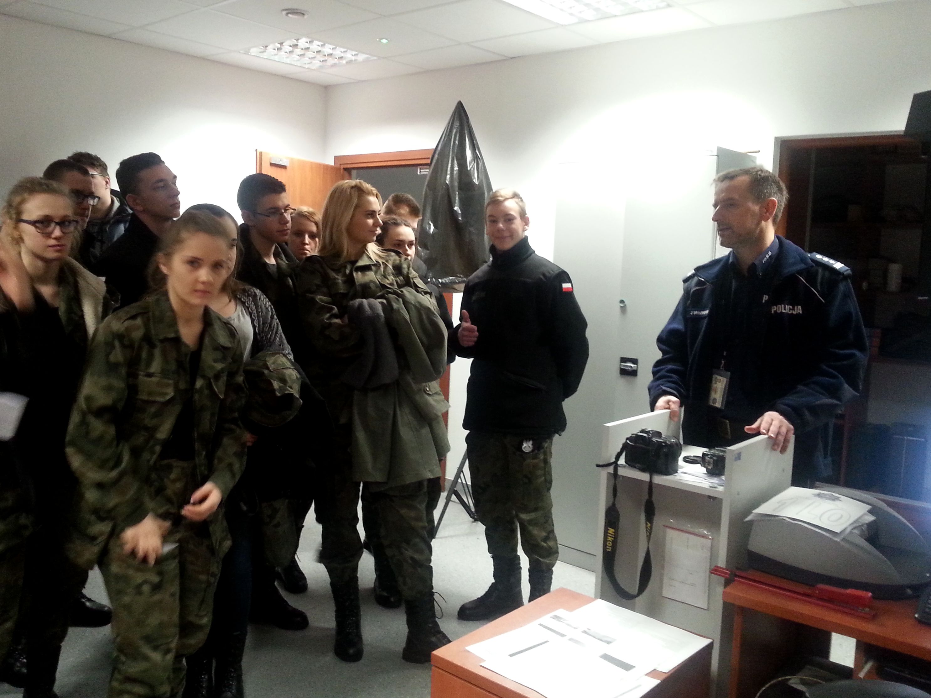 Spotkanie klas mundurowych