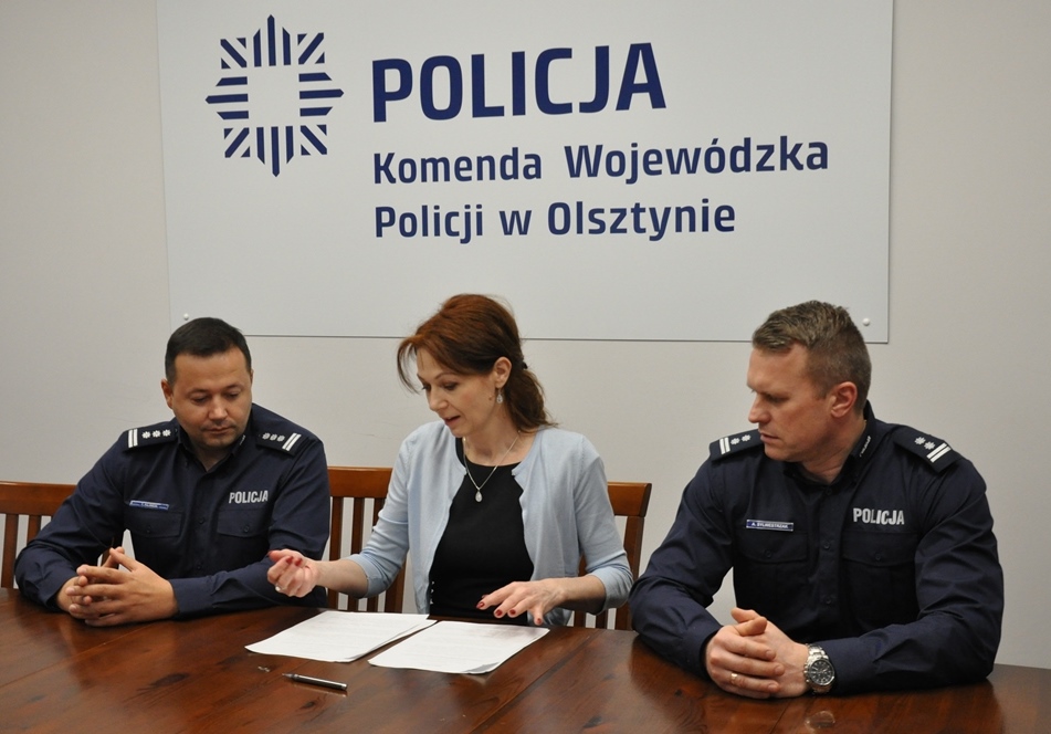 Podpisanie porozumienia w KWP w Olsztynie #2