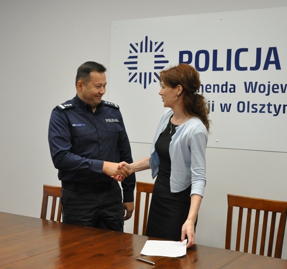 Podpisanie porozumienia w KWP w Olsztynie #3