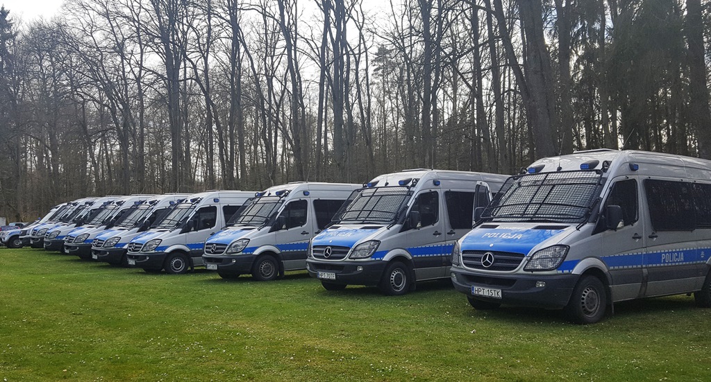 Zabezpieczenie meczu w Morągu