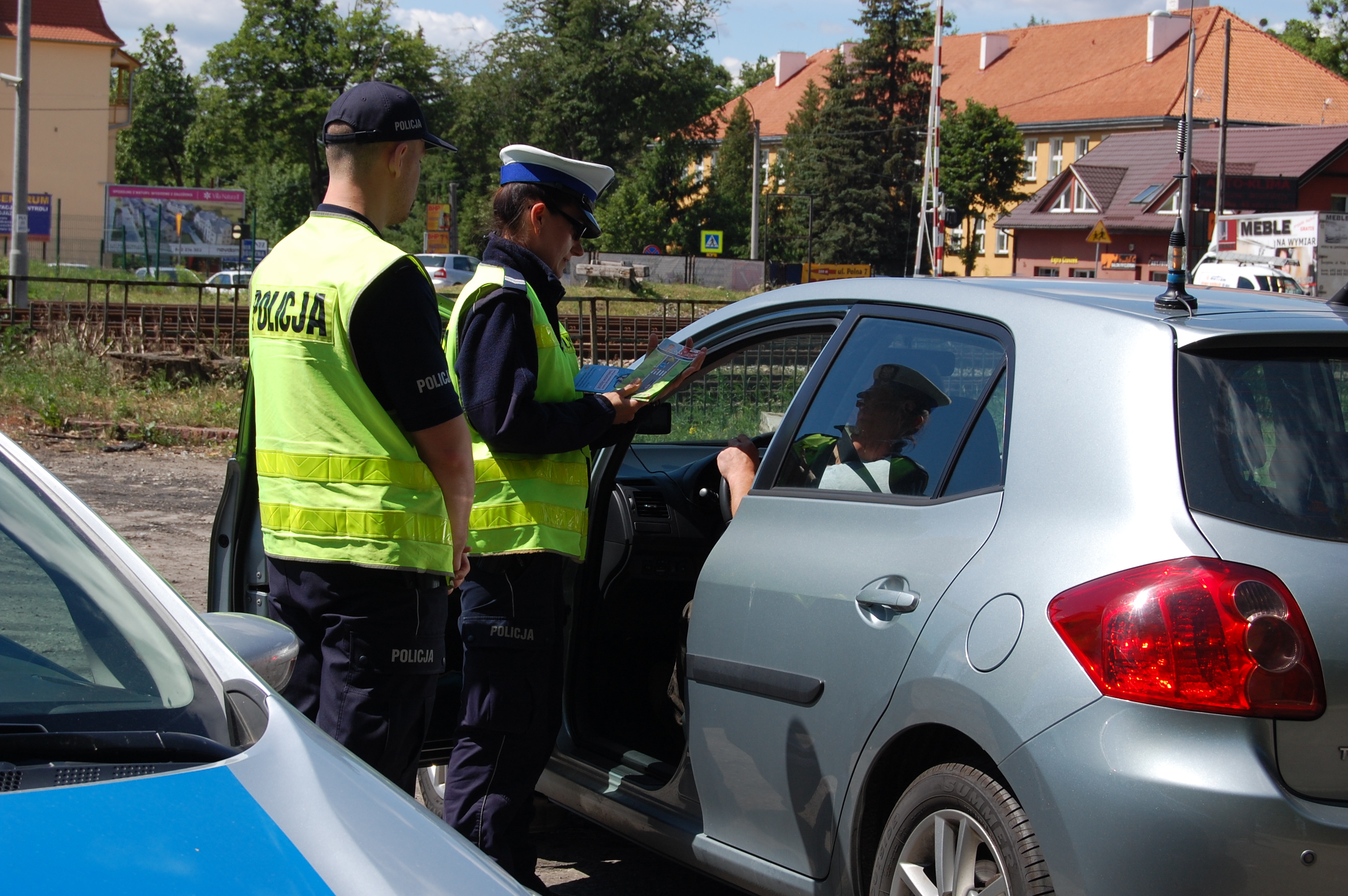 Łapki na kierownicę