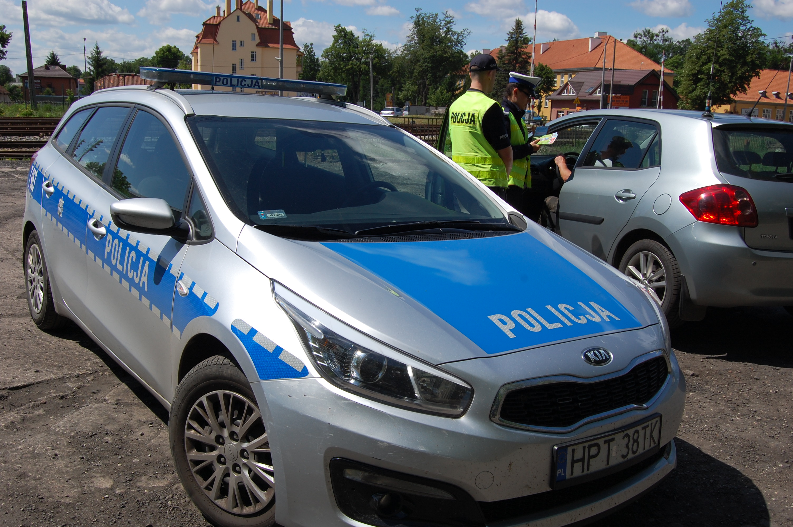 Łapki na kierownicę