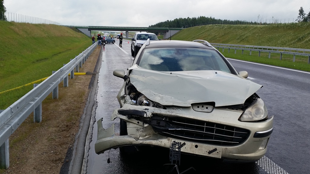 Zdarzenie drogowe na S-7