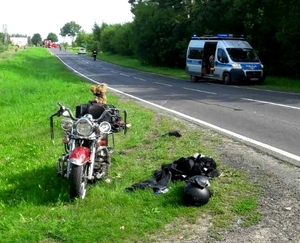 Wypadek na trasie Rozogi - Dąbrowy