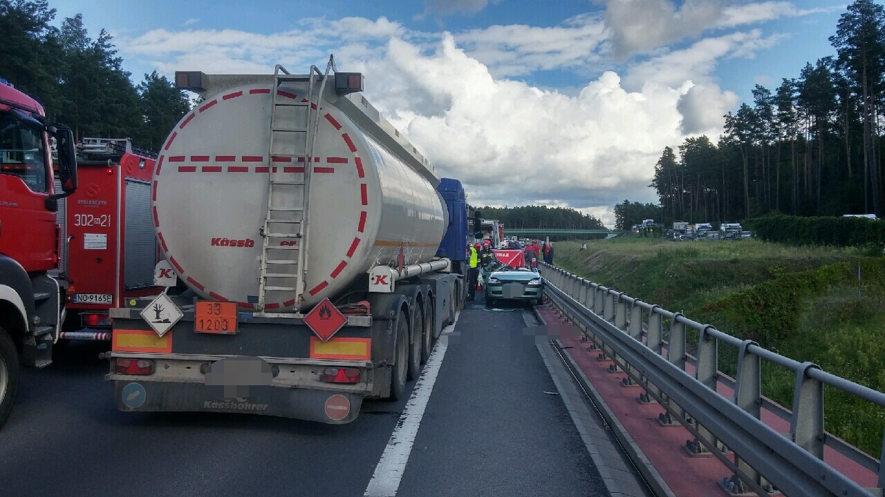 Wypadek na krajowej szesnastce