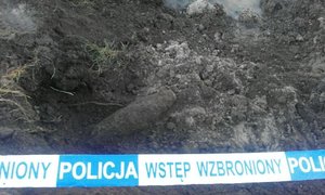 Zabezpieczony niewybuch