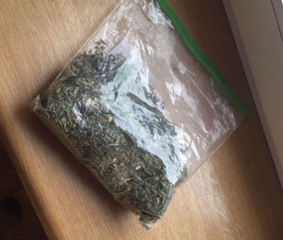 Zabezpieczona marihuana