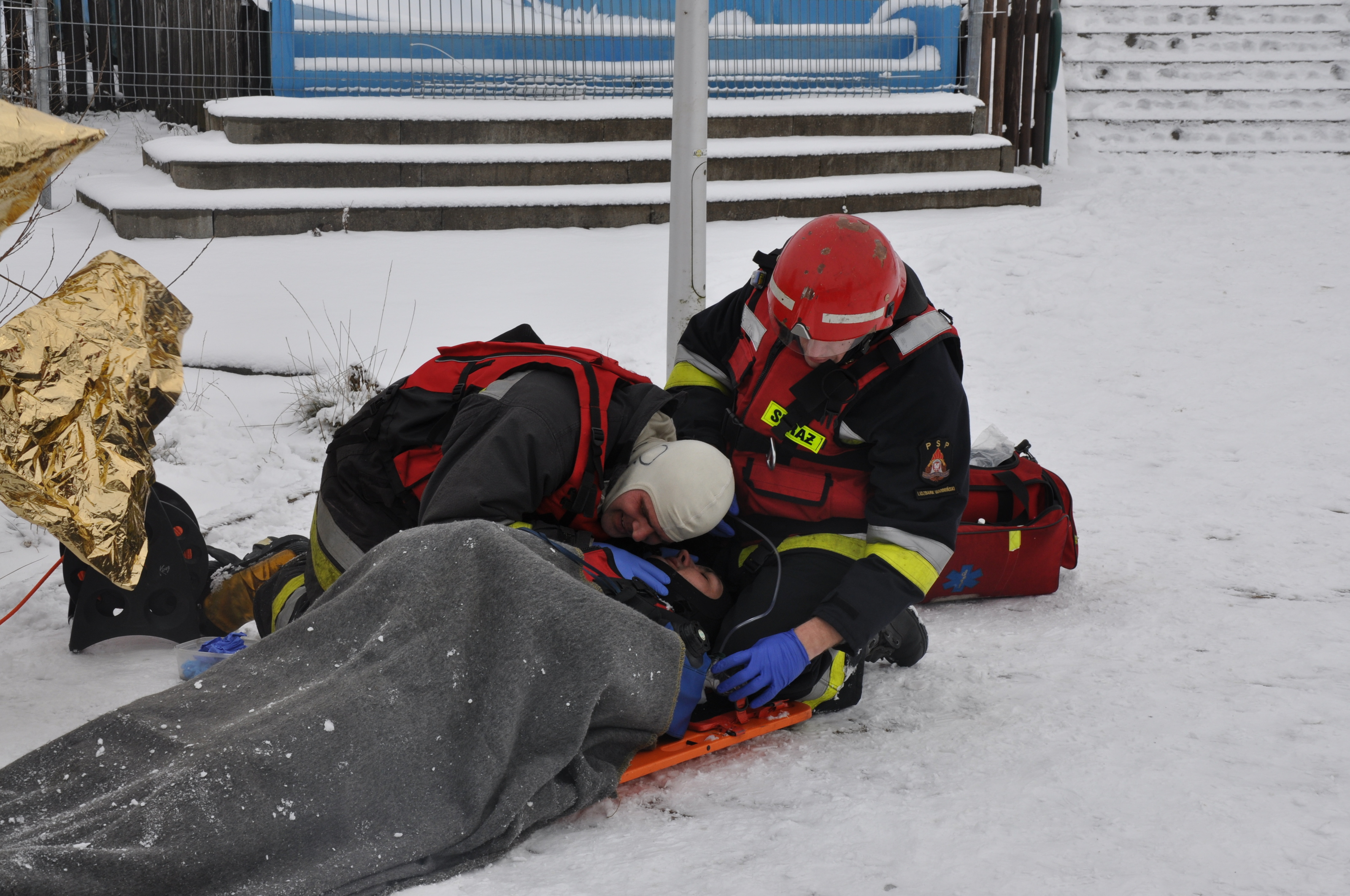 Wspólne działania ze strażą pożarną