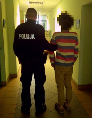 Podejrzany o uszkodzenie mienia