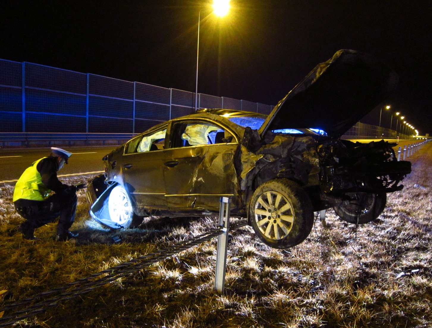 Zdarzenie drogowe na S-7