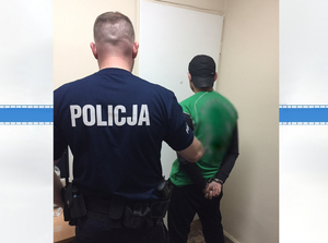 Zatrzymany mężczyzna