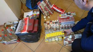 Zabezpieczone towary ze skrytki