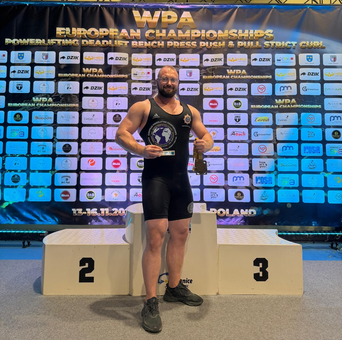Mł. asp. Karol Prawdzik z trzema tytułami Mistrza Europy!
