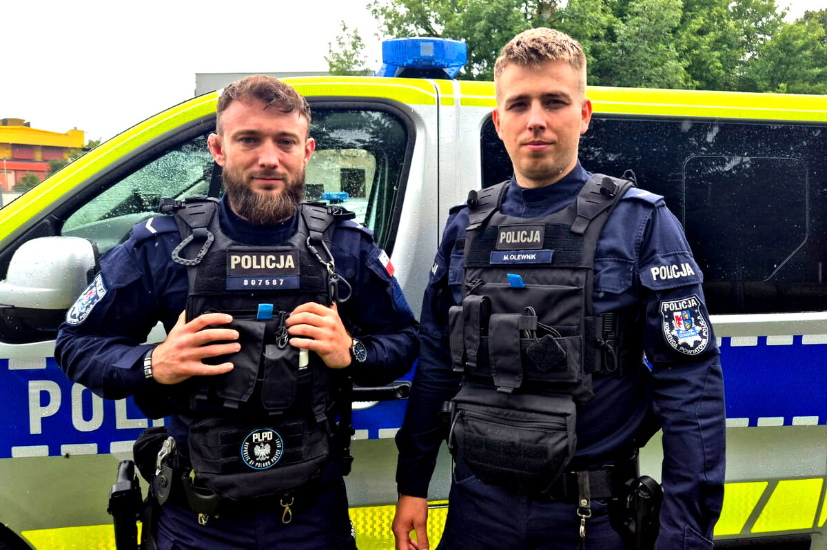 Szybka reakcja policjantów i skuteczna pomoc uratowała życie