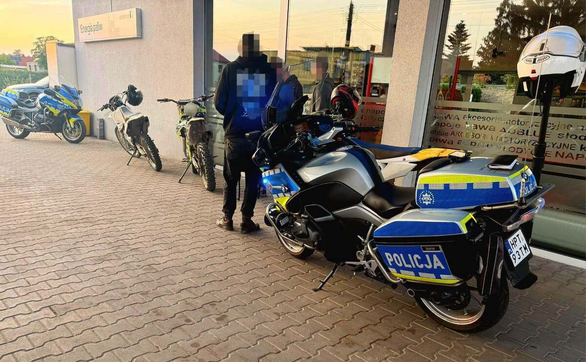 Nastolatkowie ukarani za jazdę motocyklami w Nowym Mieście Lubawskim