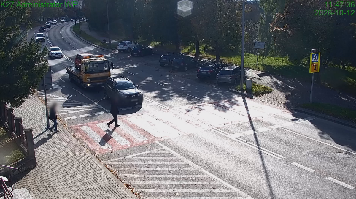 Niedostosowanie prędkości, chwila nieuwagi i kłopoty. Nagranie ku przestrodze